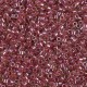 Miyuki delica kralen 11/0 - Cranberry lined peridot luster DB-283